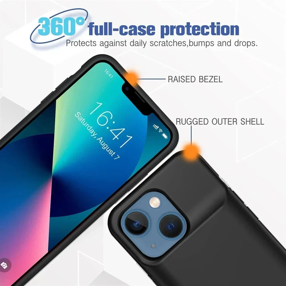 Funda cargador portátil para iPhone